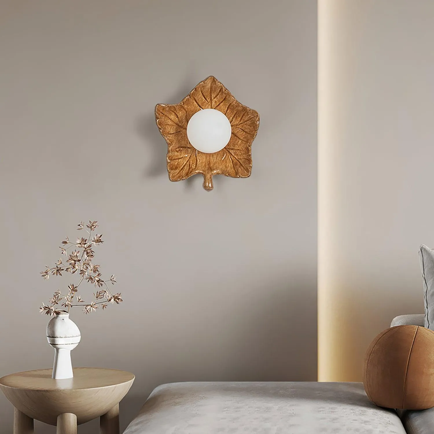 Maple Leaf Wall Light