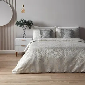 Marble Duvet Set - Oyster