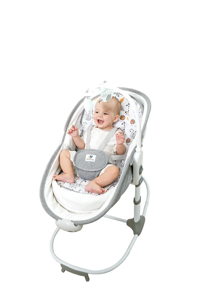 Mastela 6in1 Multi-Function Rocker & Bassinet  (Birth to 36 Months) - Distressed Box