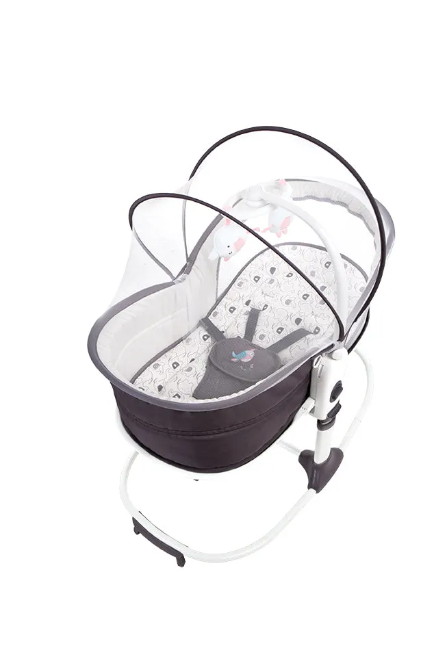 Mastela 6in1 Multi-Function Rocker & Bassinet  (Birth to 36 Months) - Distressed Box