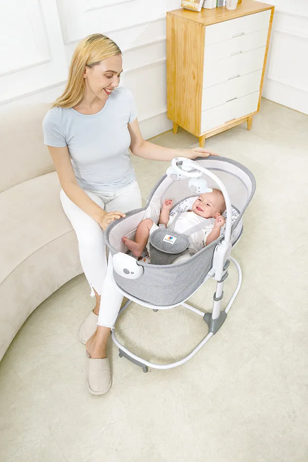 Mastela 6in1 Multi-Function Rocker & Bassinet  (Birth to 36 Months) - Distressed Box