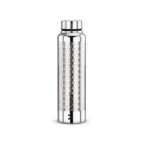 Maxima Hammered Stainless Steel  Water Bottle Mirror Finish