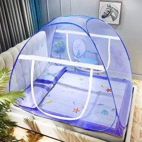 Meadow Mosquito Net for Double Bed | Foldable Machardani for King Size Bed | Strong and Durable Tent | Machhardani for Extra Large Bed