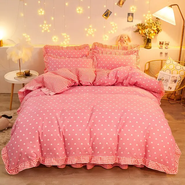 Millions of Hearts Kawaii Bedding Set