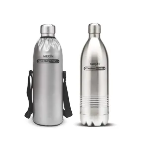 Milton Duo DLX Stainless Steel Flask, 1500ml, Silver