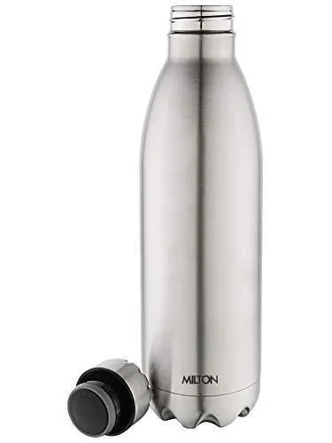 Milton Thermosteel Duo DLX 1800 Stainless Steel Water Bottle, 1.8 Liters, Steel