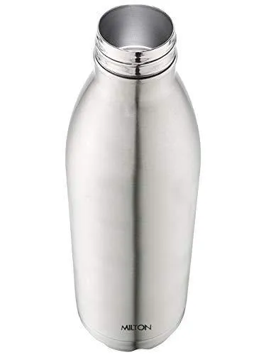 Milton Thermosteel Duo DLX 1800 Stainless Steel Water Bottle, 1.8 Liters, Steel