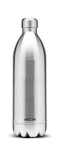 Milton Thermosteel Duo DLX 1800 Stainless Steel Water Bottle, 1.8 Liters, Steel