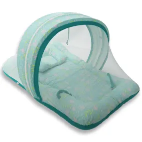 Minty Flora - Kradyl Kroft Bassinet Style Mosquito Net Bedding for Infants