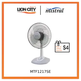 Mistral MTF1217SE 12" Electric Table Fan