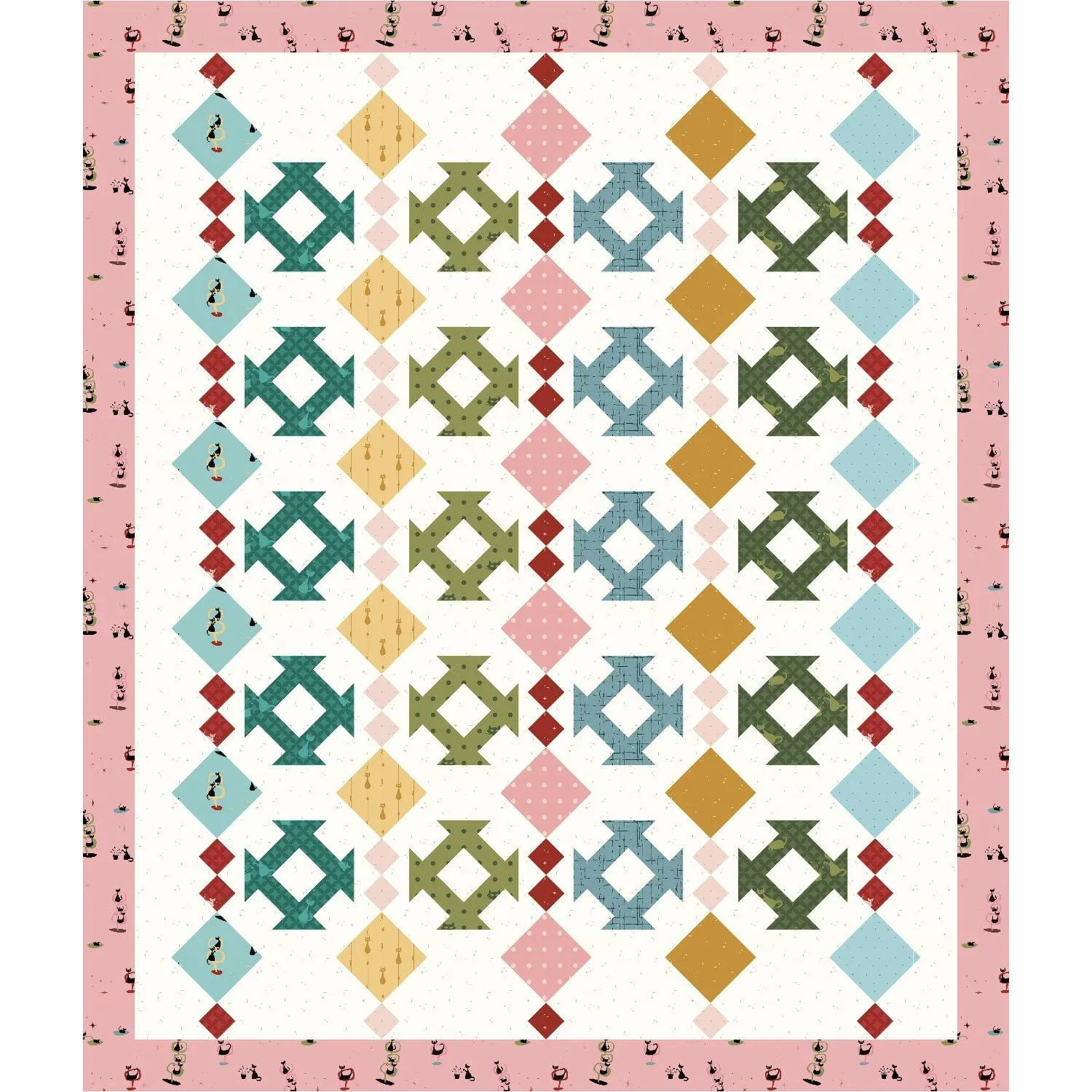 Mod Lanterns Quilt Pattern