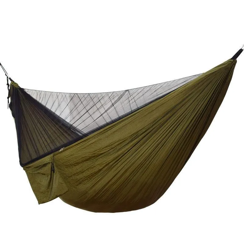 Mosquito Bug Net Hammock with Tie Rope & Pegs - Portable Outdoor Camping Hunting Leisure Travel