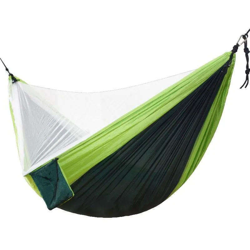 Mosquito Bug Net Hammock with Tie Rope & Pegs - Portable Outdoor Camping Hunting Leisure Travel