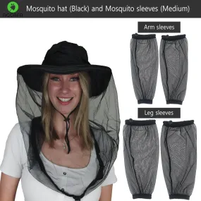 Mosquito hat (Black) and Mosquito sleeve (Medium)