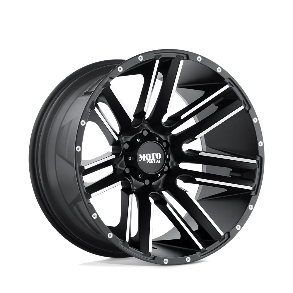 Moto Metal MO978 Razor 18X10 8X170 -24 mm Satin Black Machined