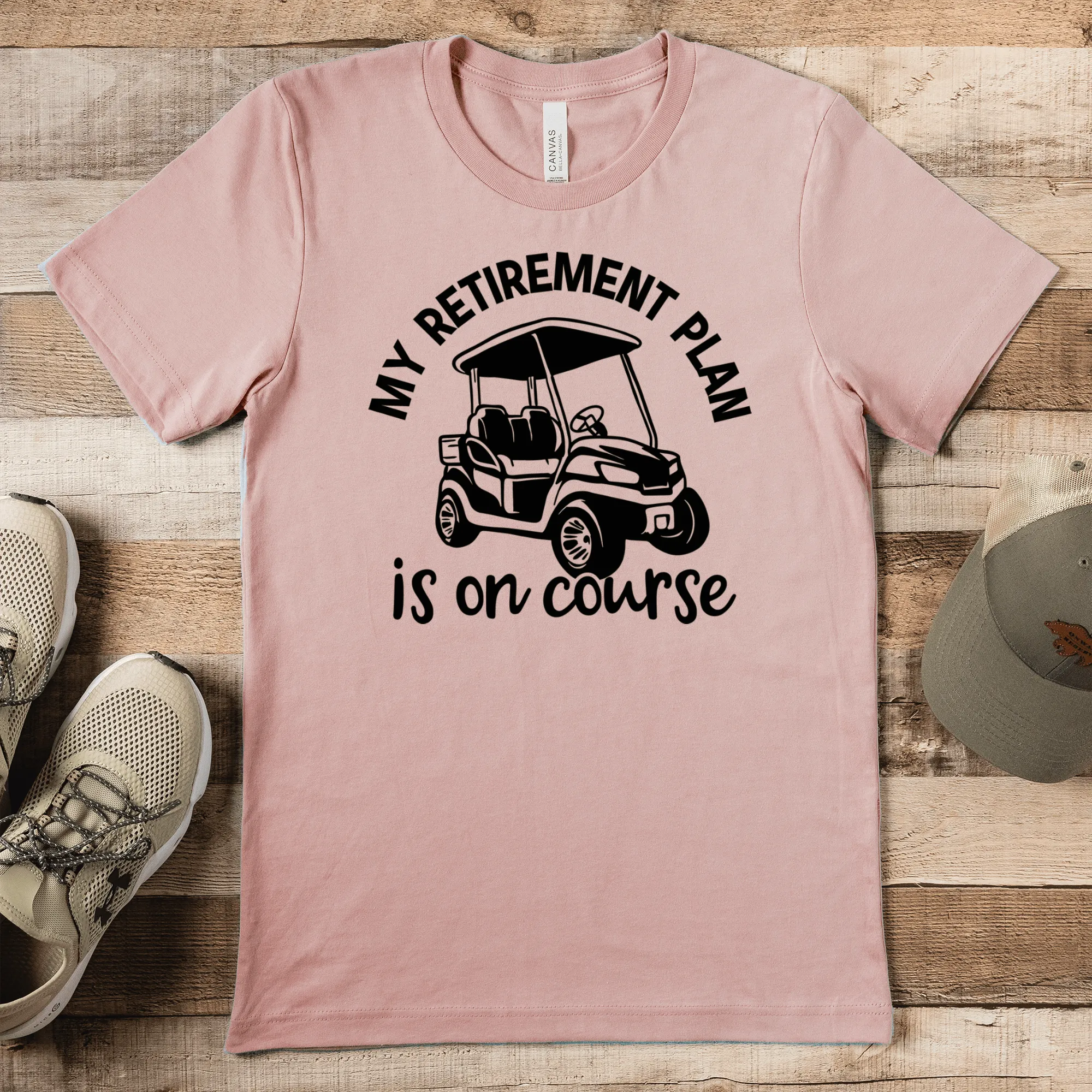 My Retirement Plan Is On Course Mens T Shirt