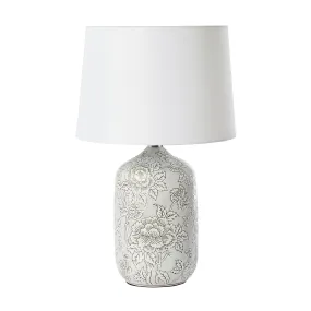 Natural Hues Floral Table Lamp 61cm