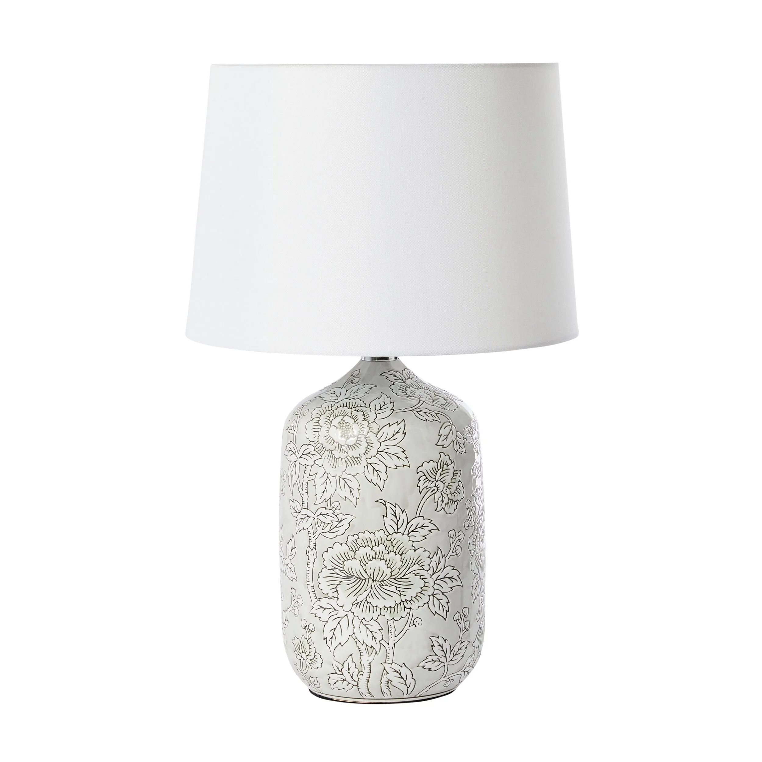 Natural Hues Floral Table Lamp 61cm