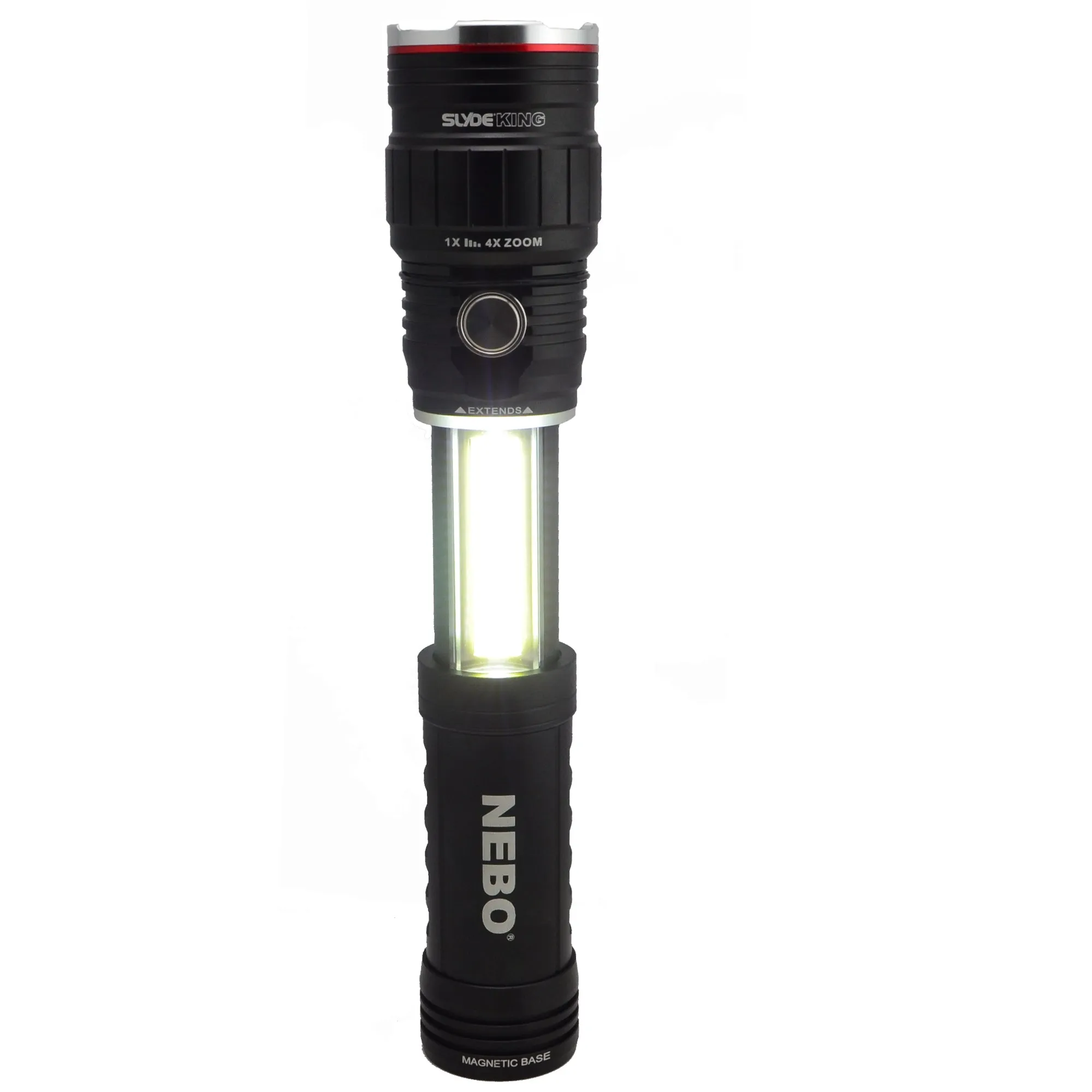 Nebo Slyde King (6726) 500 Lumen LED Flashlight Work Light Adjustable Zoom