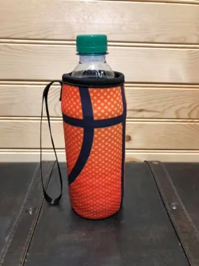 Neoprene Water Bottle Sleeve - Basketball