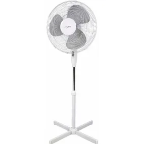 Nero Pedestal Fan 400Mm White