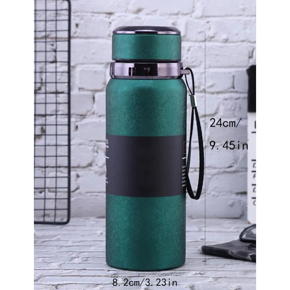 (Net) 800 ML| High Capacity Business Thermos Mug Stainless Steel Tumbler Insulated Water Bottle Vacuum Flask for Office Tea Mugs