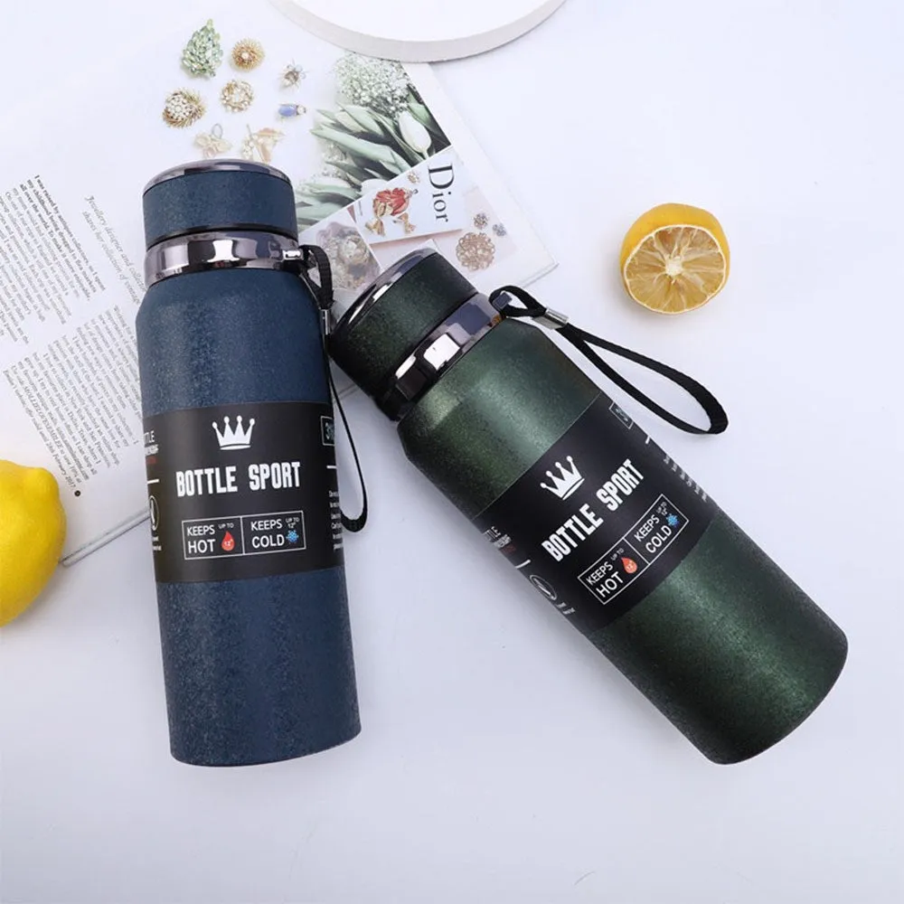 (Net) 800 ML| High Capacity Business Thermos Mug Stainless Steel Tumbler Insulated Water Bottle Vacuum Flask for Office Tea Mugs