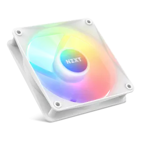 NZXT F120RGB CORE - 120MM HUB-MOUNTED RGB FAN - SINGLE PACK (WHITE)-RF-C12SF-W1