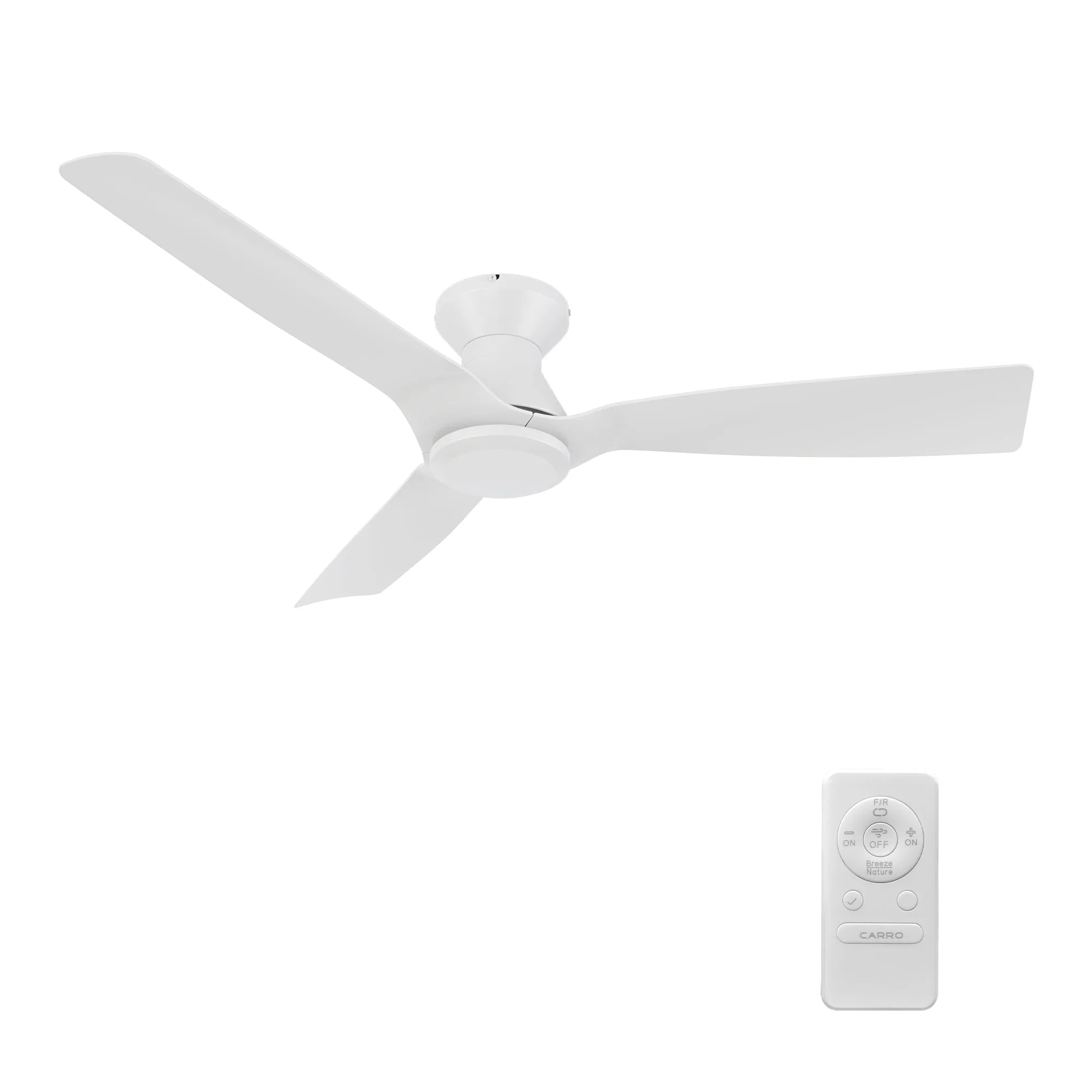 Ogden Low Profile Moern Ceiling Fan with Remote 52 inch(NO LED)