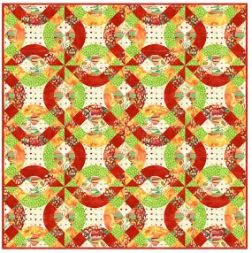 Orange Peel Plus - EPP Quilt Pattern