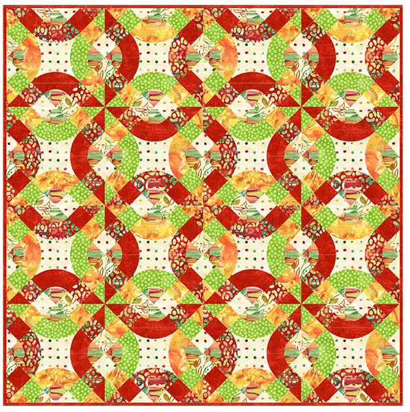 Orange Peel Plus - EPP Quilt Pattern