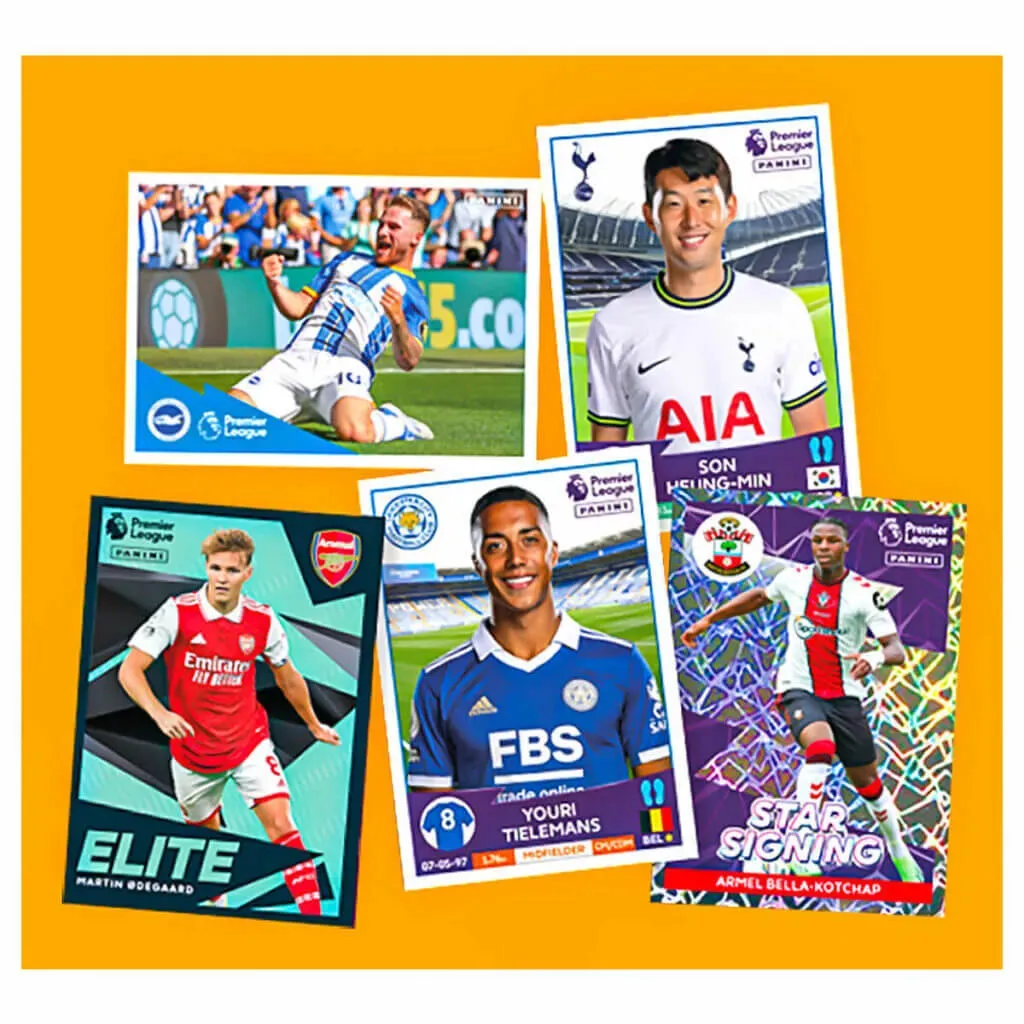 Panini 2023-24 Premier League Official Sticker Collection BOX (50 Packs Each)