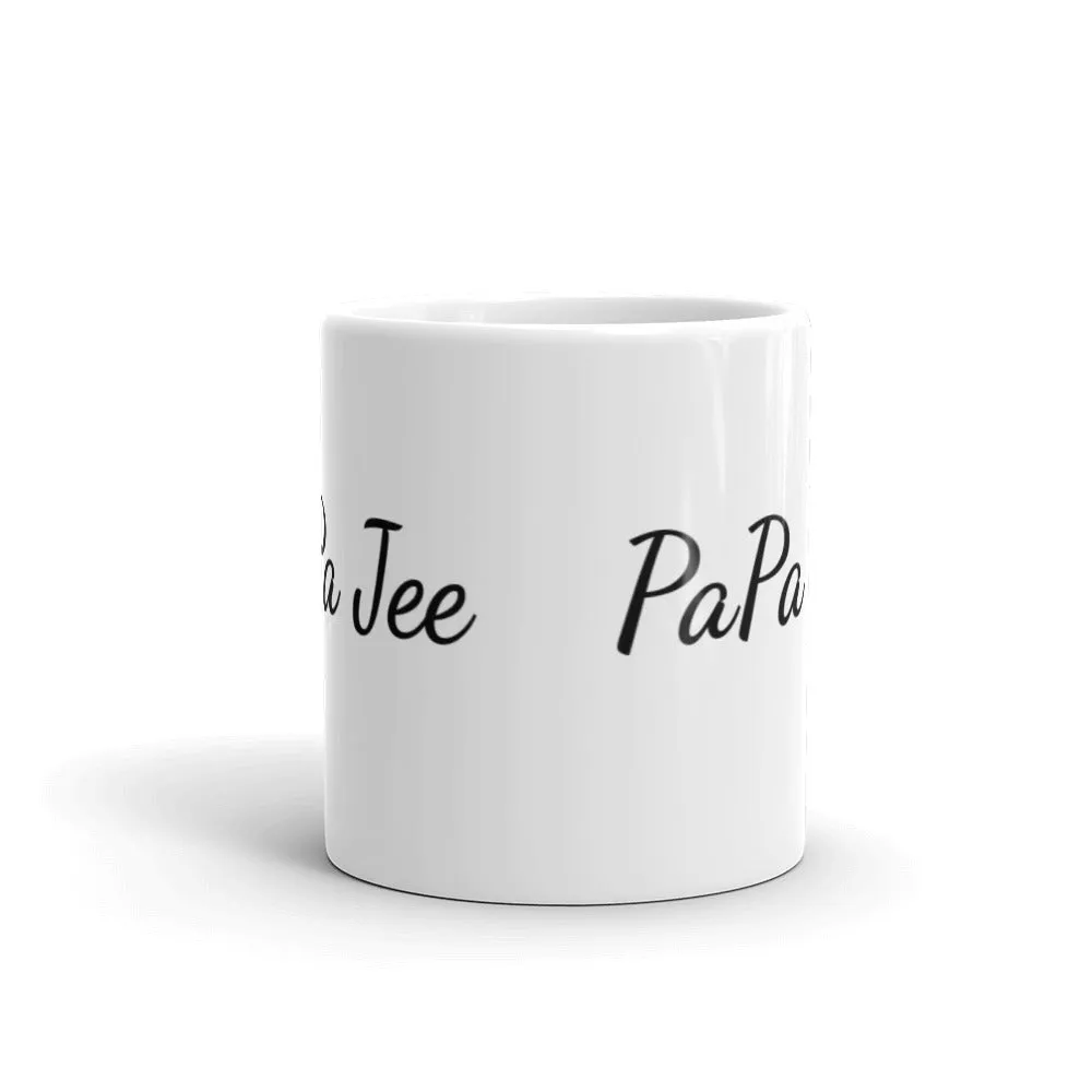 PaPa Jee White glossy mug