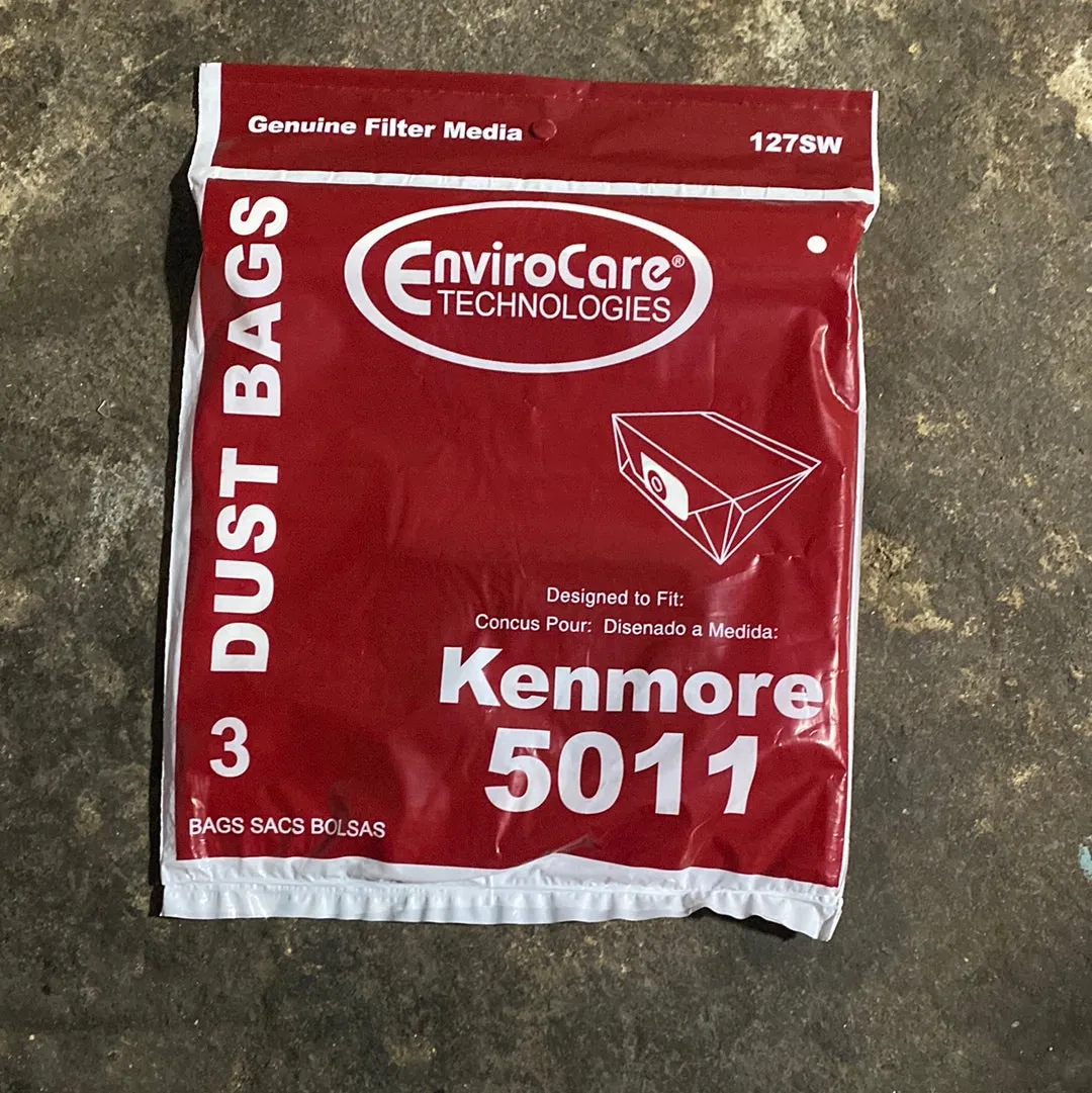 PAPER BAGS-KENMORE 5011,3PK,REPLACEMENT KENMORE ''P'' BAG 127SW