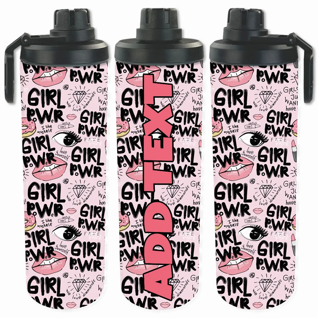 Personalized Backpacks, Lunch Bags, Duffel Bags, or Water Bottles with Full-Color - Girl Power