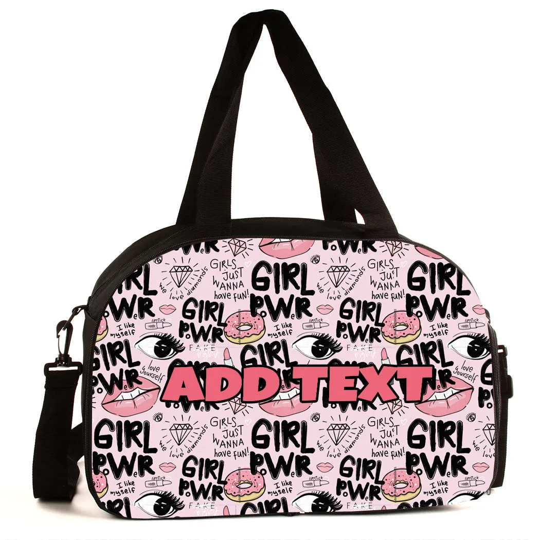 Personalized Backpacks, Lunch Bags, Duffel Bags, or Water Bottles with Full-Color - Girl Power