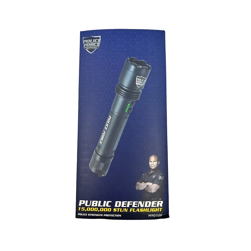 Police Force Public Defender 15,000,000 Stun Flashlight