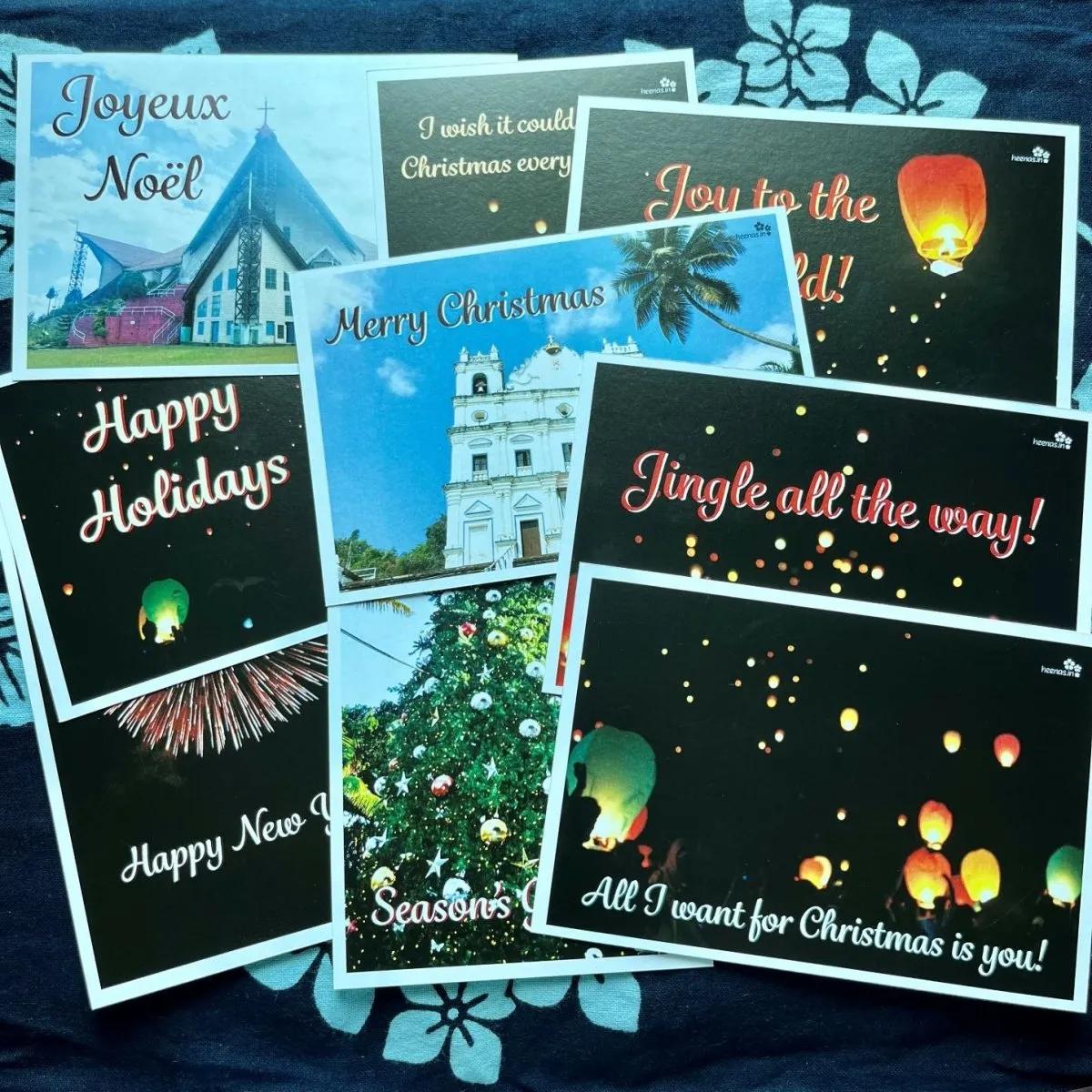 Postcards of Christmas | Pack of 9