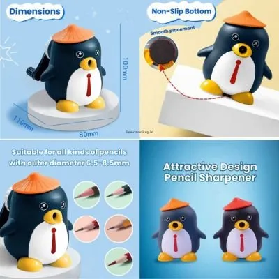 Powerful Penguin Table Sharpener