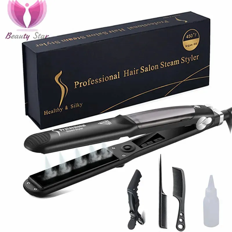 Professional Steam Hair Straightener