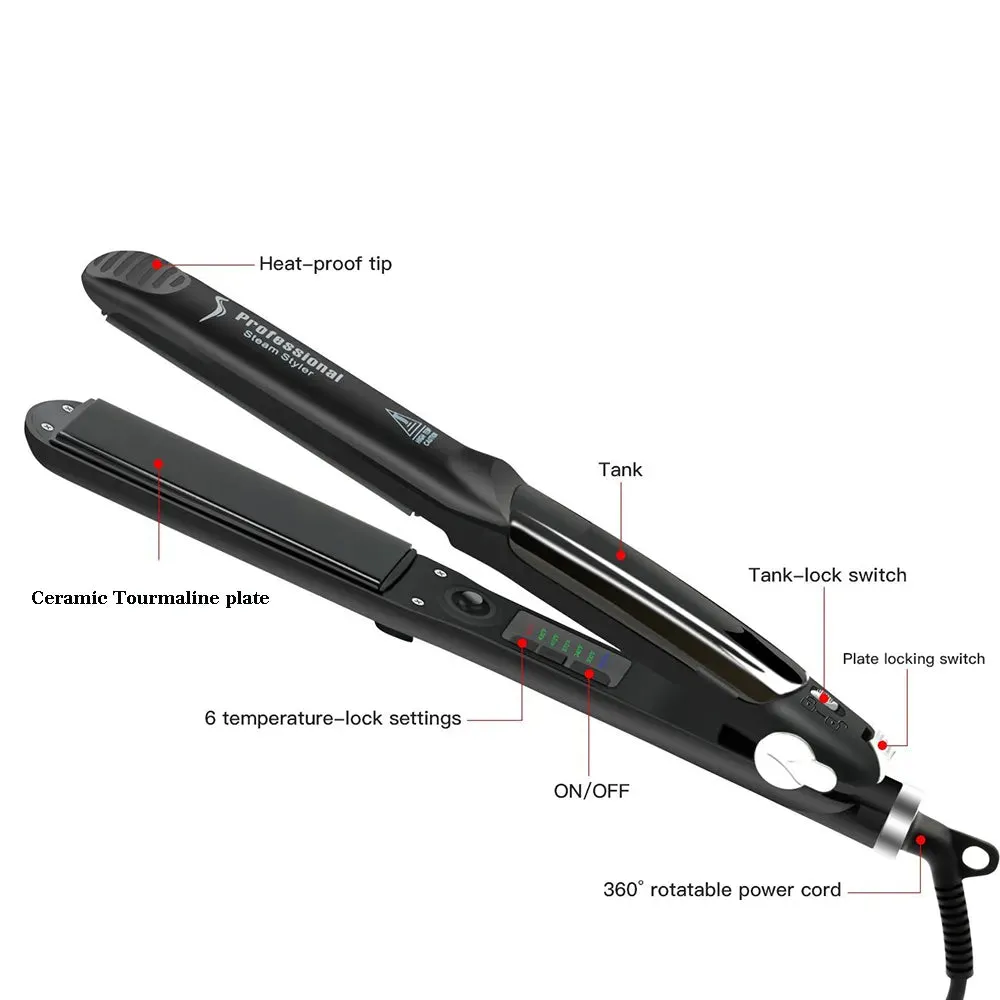 Professional Steam Hair Straightener