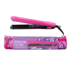 "Fierce Glam" Flat Iron with Travel Pouch