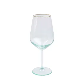 Rainbow Green Wine Glass