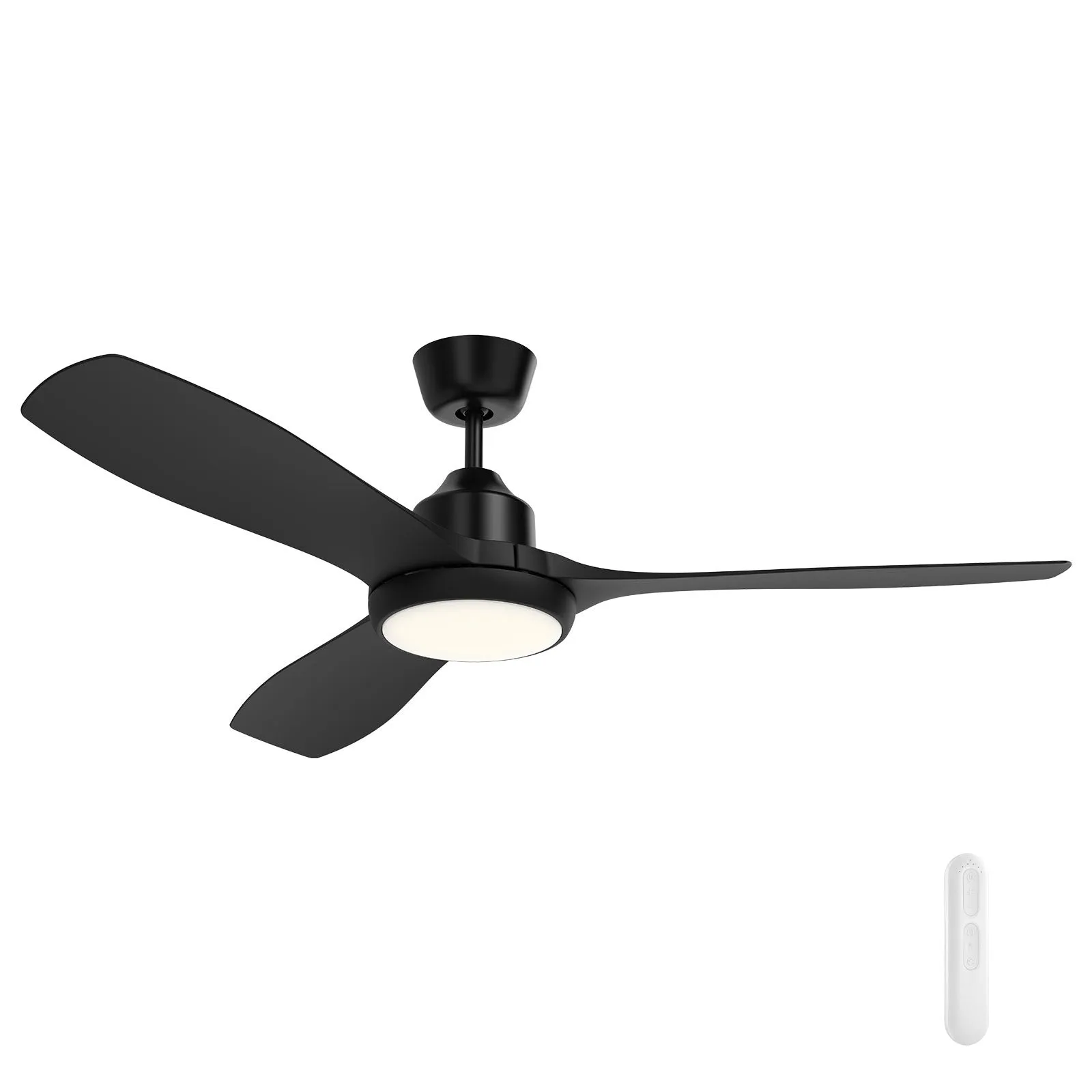 Raptor 131cm DC Ceiling Fan with Remote and LED Light