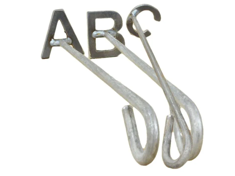 Rustic Alphabet Branding Irons Steak Brand Western Cowboy Letters A-Z