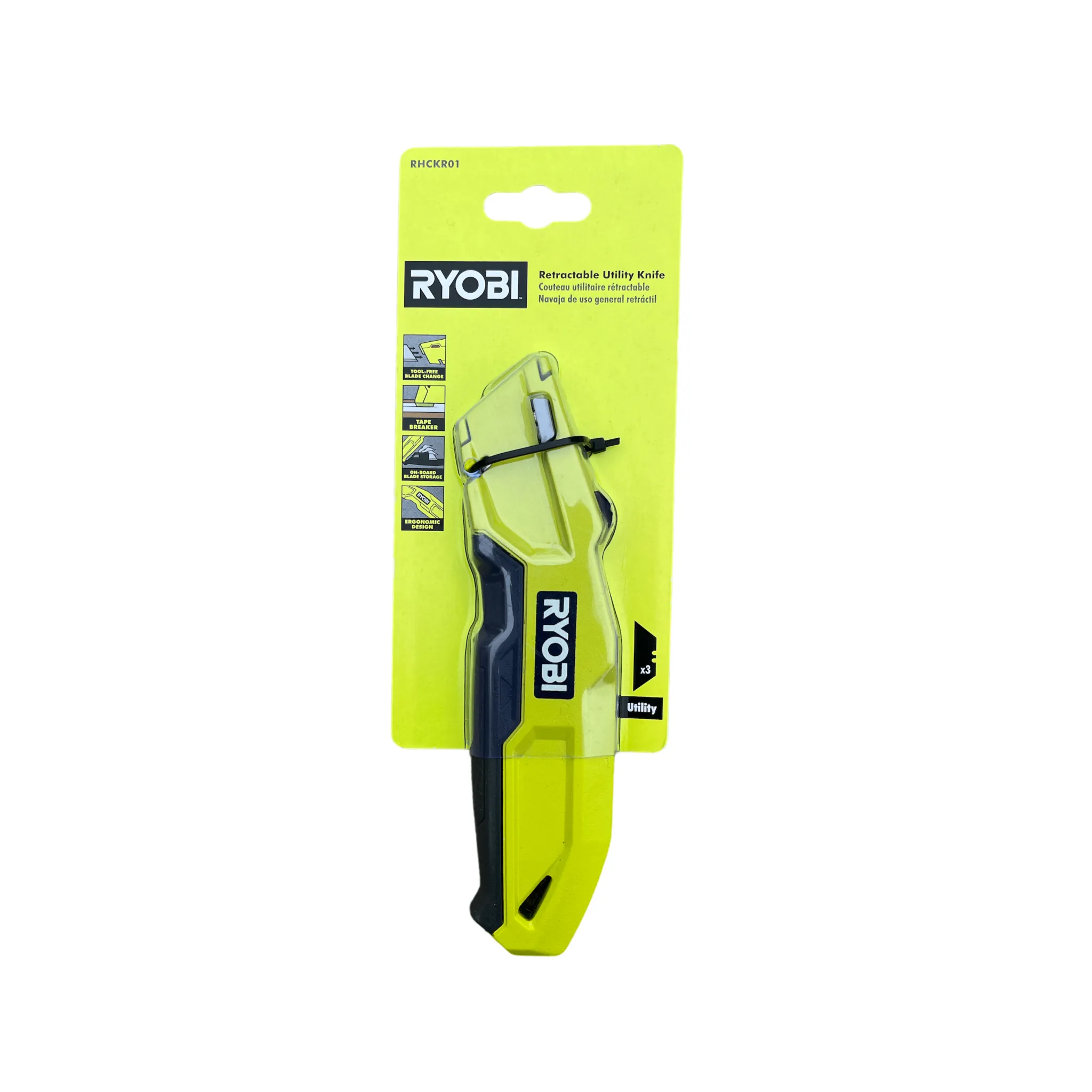 RYOBI Retractable Utility Knife