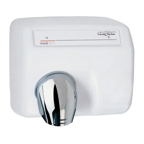 Saniflow® E85A-UL AUTOMATIC Hand Dryer - Cast Iron Cover with White Porcelain Enamel Finish