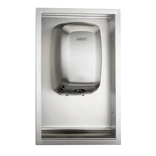 Saniflow® KT009CS Recessed Kit for the MACHFLOW® M09 Hand Dryer Series (HAND DRYER NOT INCLUDED)