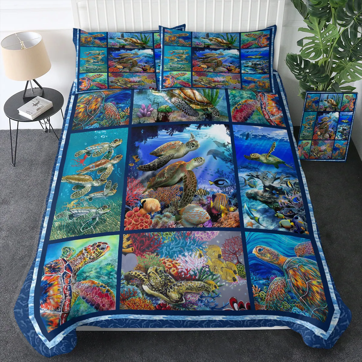 Sea Turtle Living Comforter Set