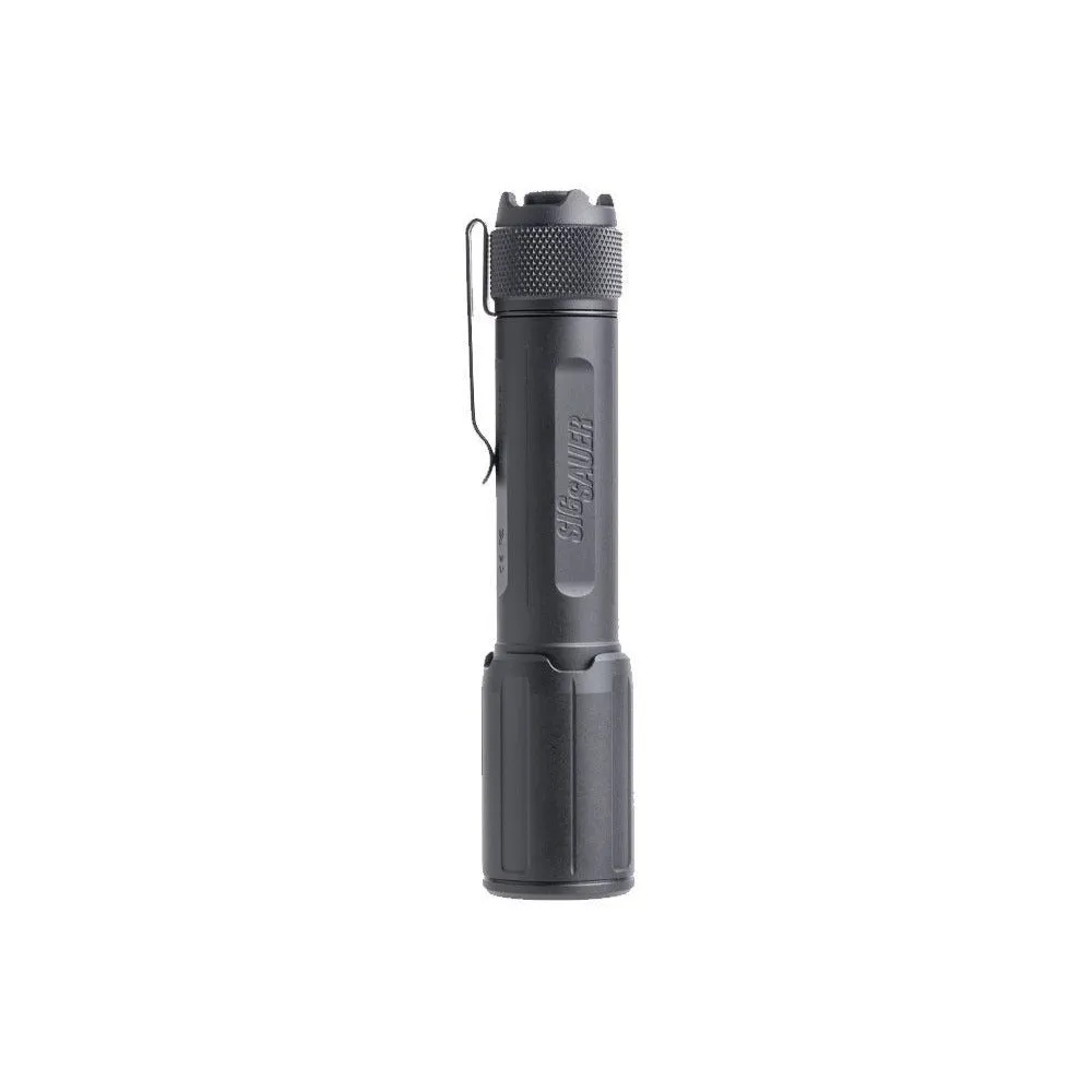 Sig Sauer Foxtrot-EDC, Full-Size Rechargeable, Handheld Flashlight, White Llight, Black